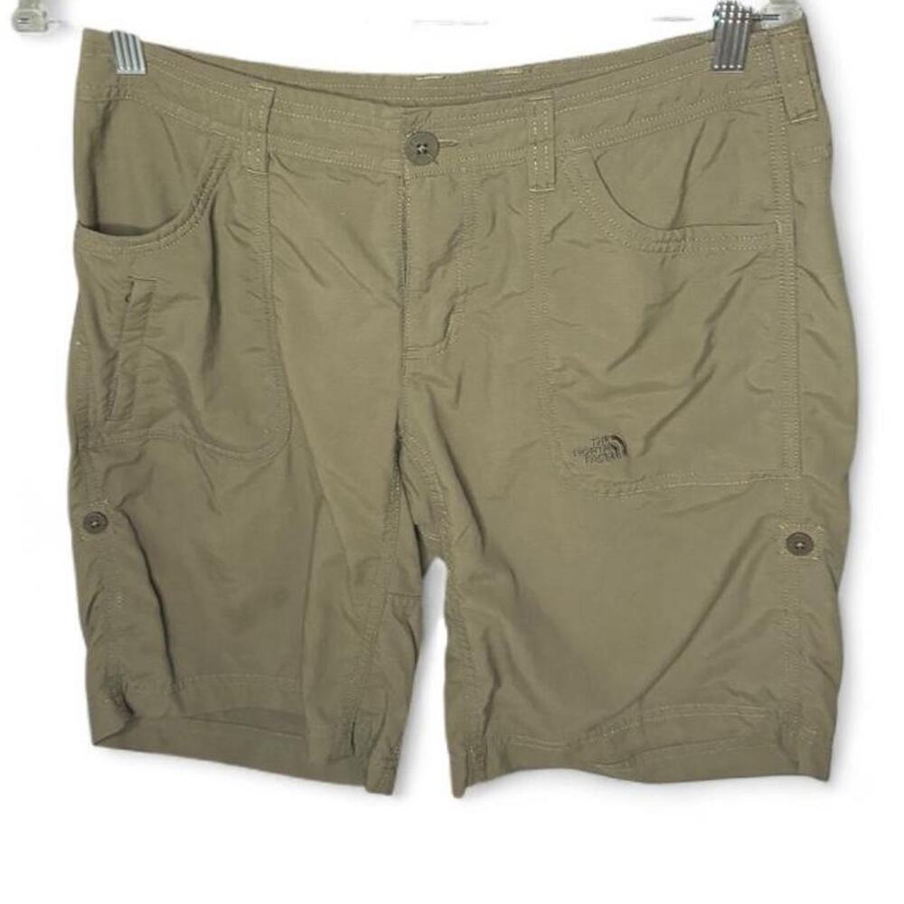 The North Face Horizon 2.0 Roll Up Hiking Shorts Olive Green Women’s Size 6